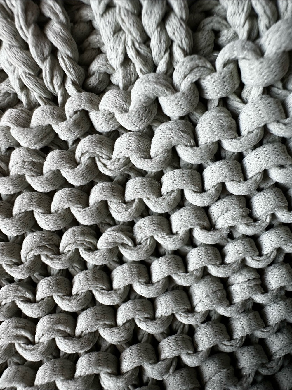 Greige Cozy Cable Knit Cropped Cardigan Floral Button Sage Green Size M - Picture 15 of 15